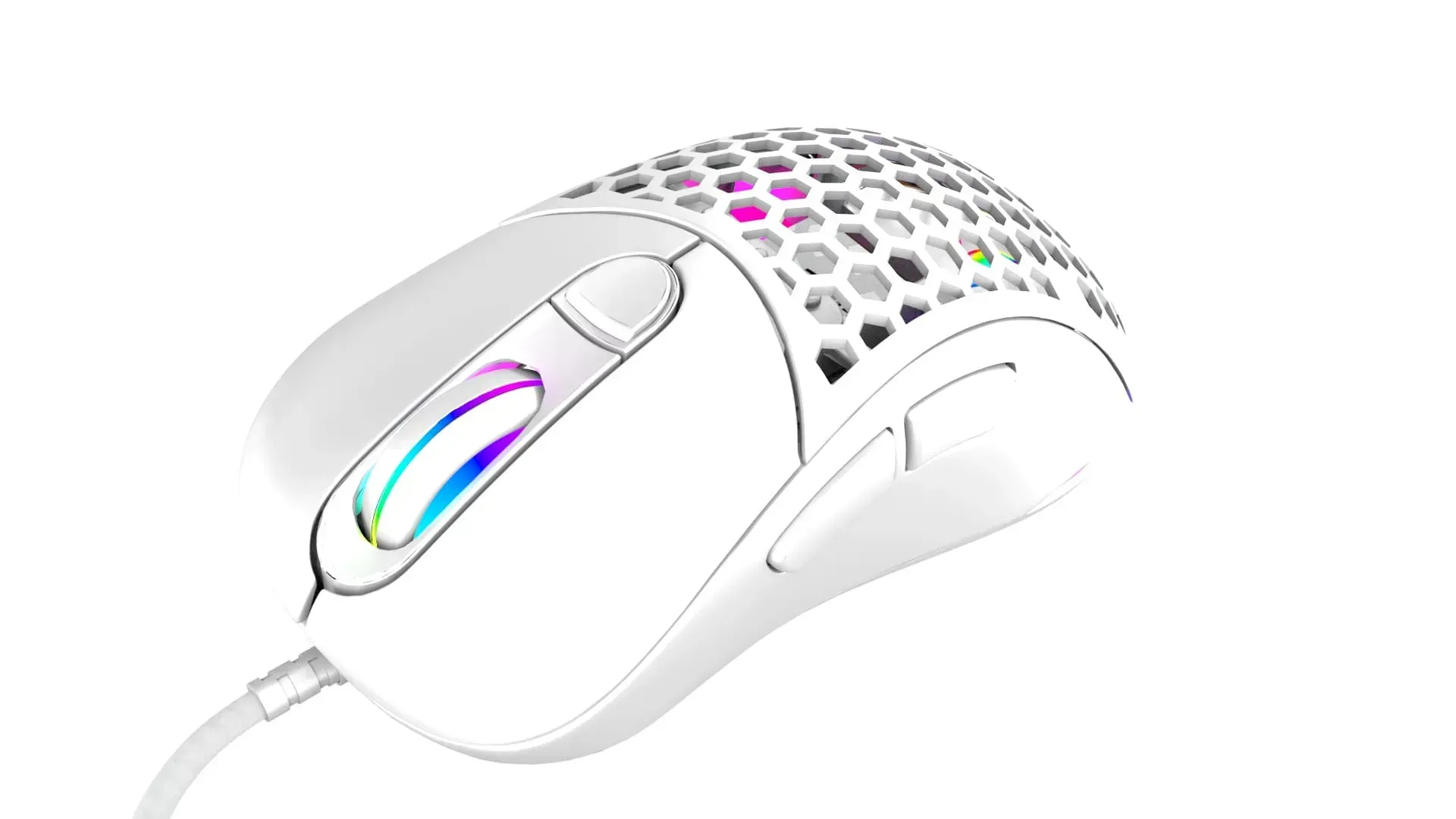 Mouse Vsg Alámbrico Aquila Air Blanco Matte M550-Wht