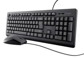 Combo Teclado Trust Usb Tkm250-B2b