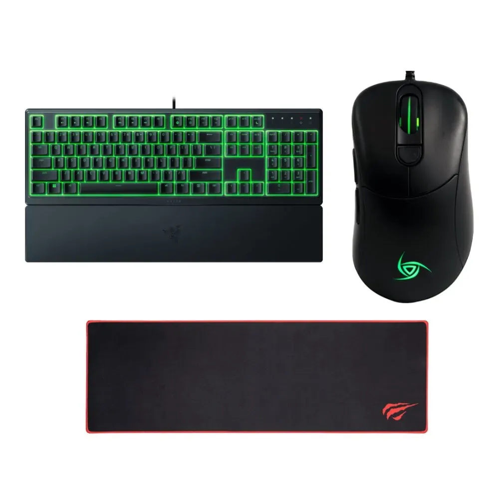 Combo Gamer: Aquila M717 + Ornata V3 X + Havit HV-MP830