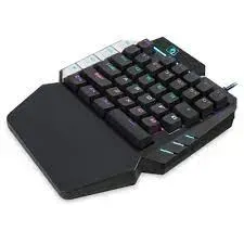 Teclado Gamer Una Mano Rgb K109