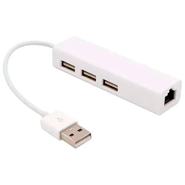 Convertidor Usb 2.0 A Rj45 3 Ports