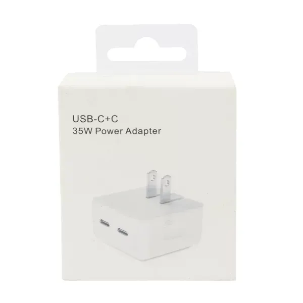 Cargador Dual Usb Tipo C De Pared