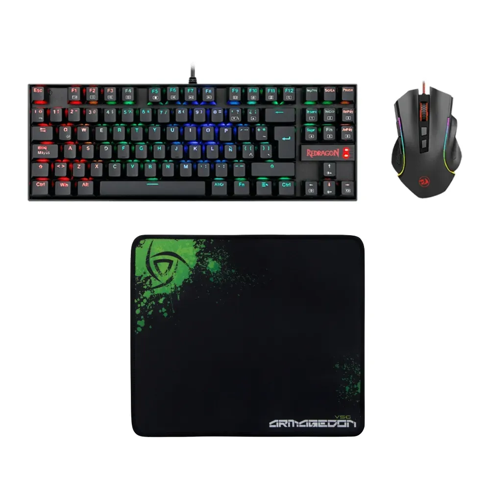 Redragon Elite Combo: K552-RGB + VSG Armagedon Pad VG-MP67