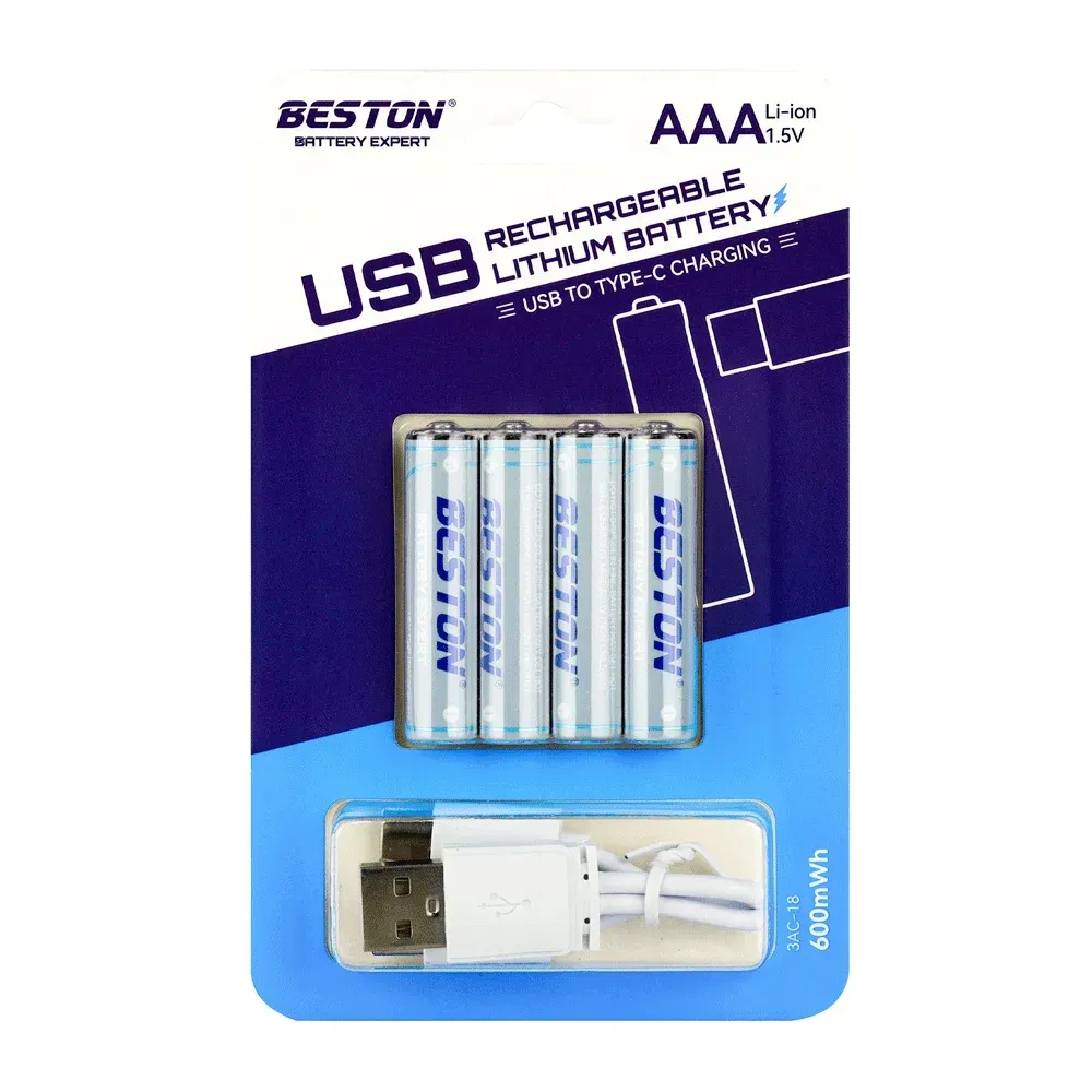 Pila Recargable Usb Aaa 3ac18