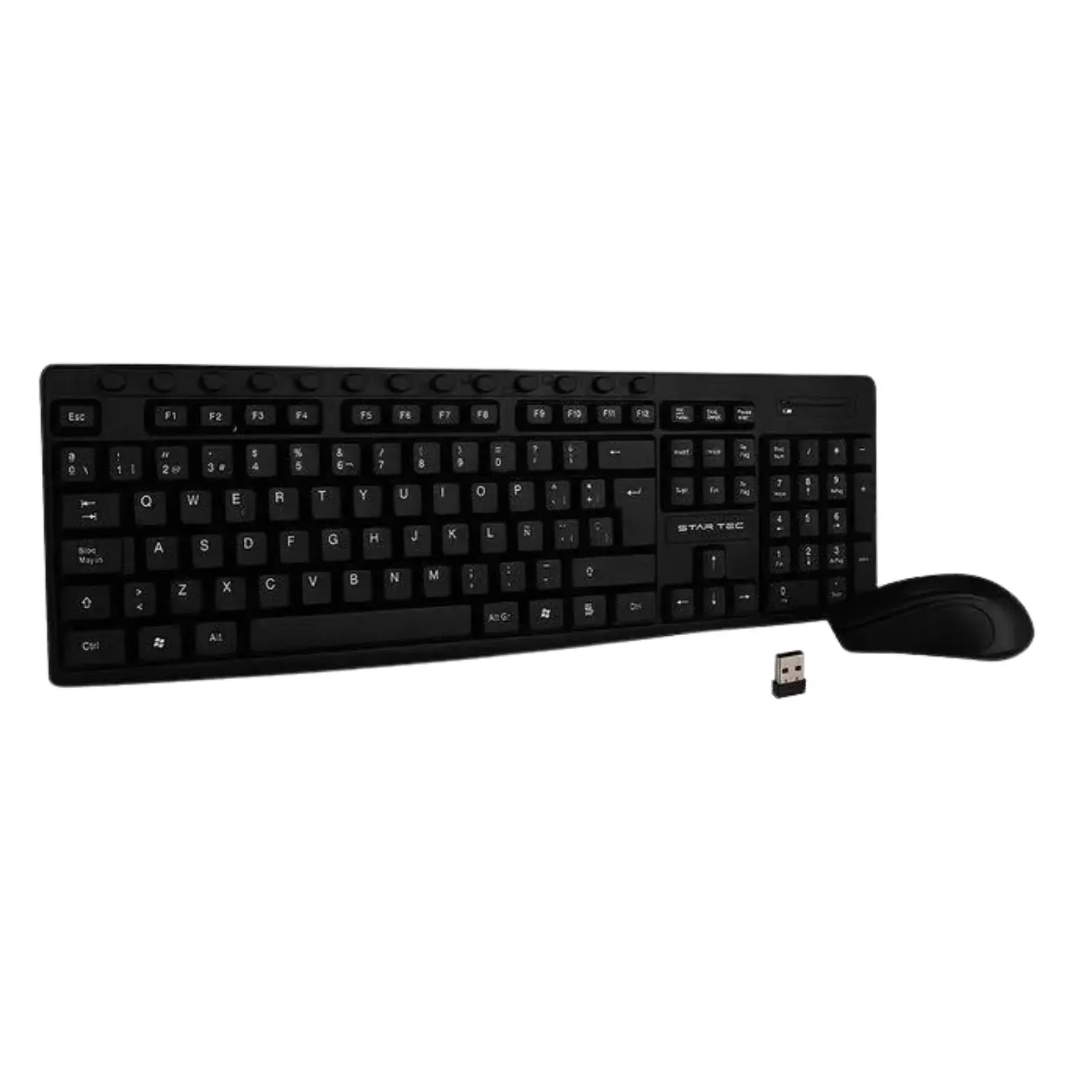 Combo Inalambrico Usb Teclado+Mouse Star Tec St-Cb-73 Negro