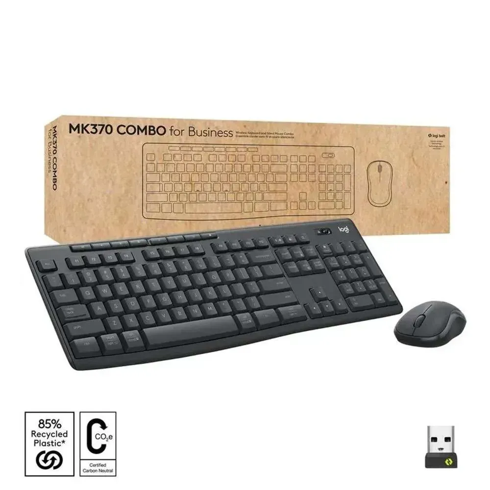 Combo Inalambrico Logitech Mk370 Teclado Y Mouse