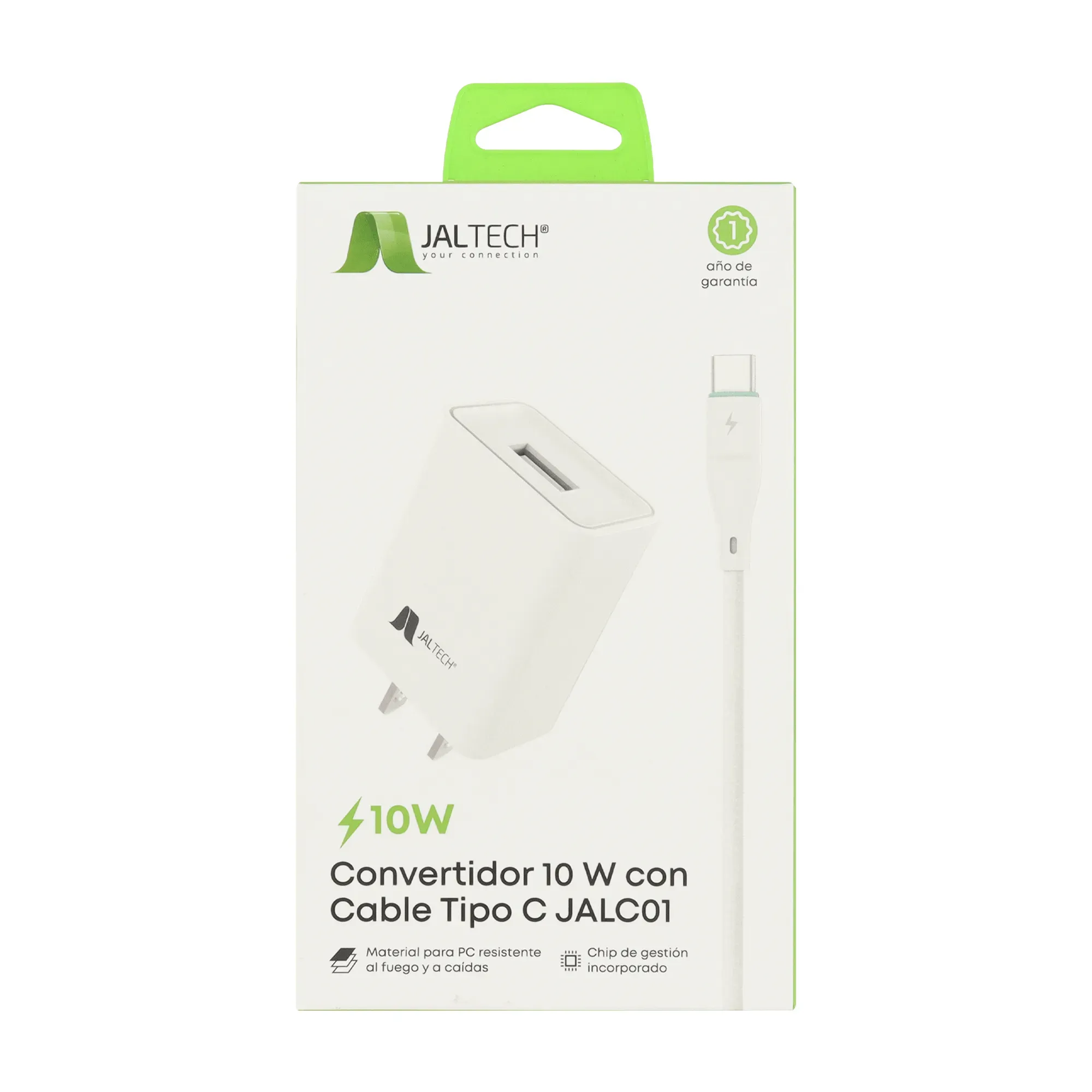 Cargador 10w Con Cable Tipo C Jal C01 Jaltech