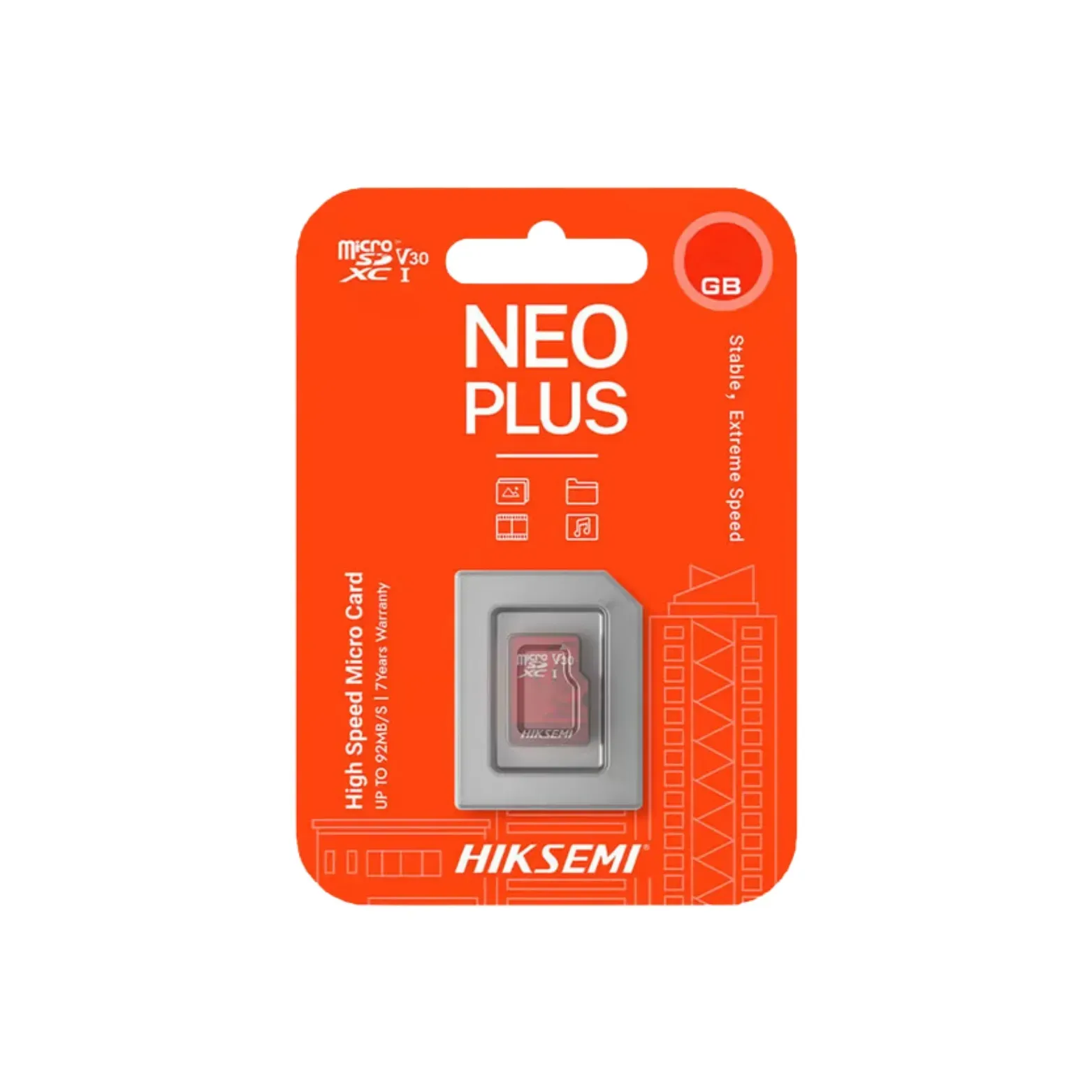 Memoria Micro Sd Hiksemi Neo Plus Hs-Tf-E1 Microsdhc Clase 10 95mb/S