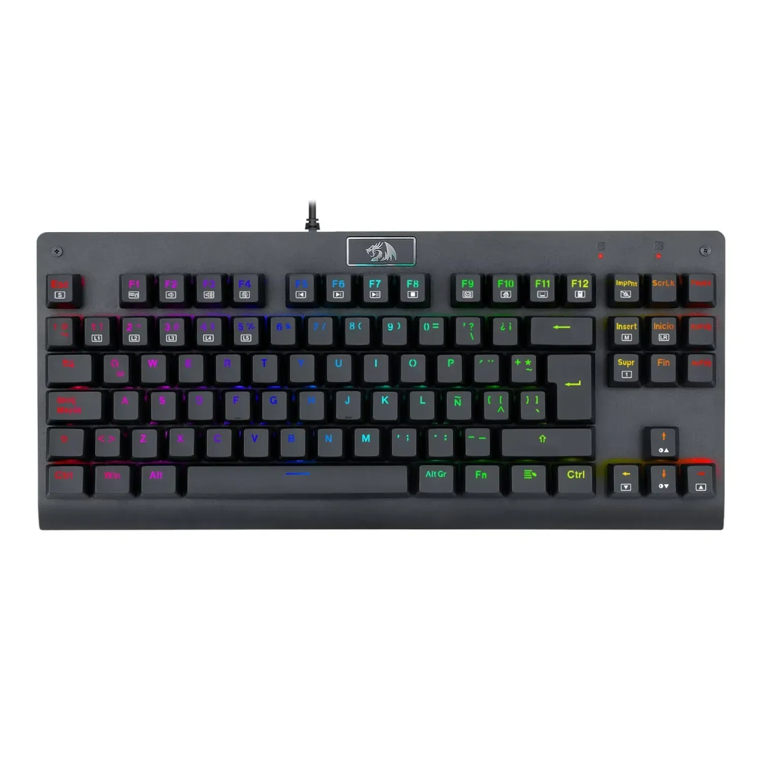 Combo Gladiador Gamer: Teclado + Mouse + Pad + Diadema RGB