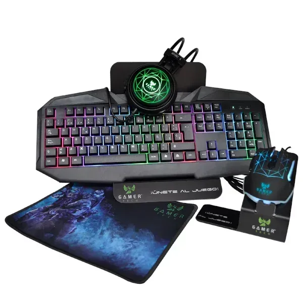 Combo Gamer Tech Gt2c 4 En 1