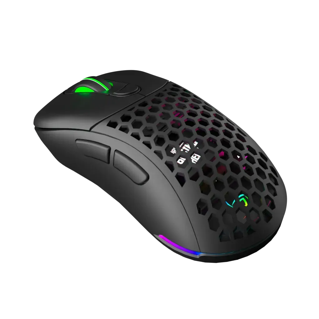 Mouse Gamer Inalambrico Vsg Aquila Fly Negro Matte Wm551