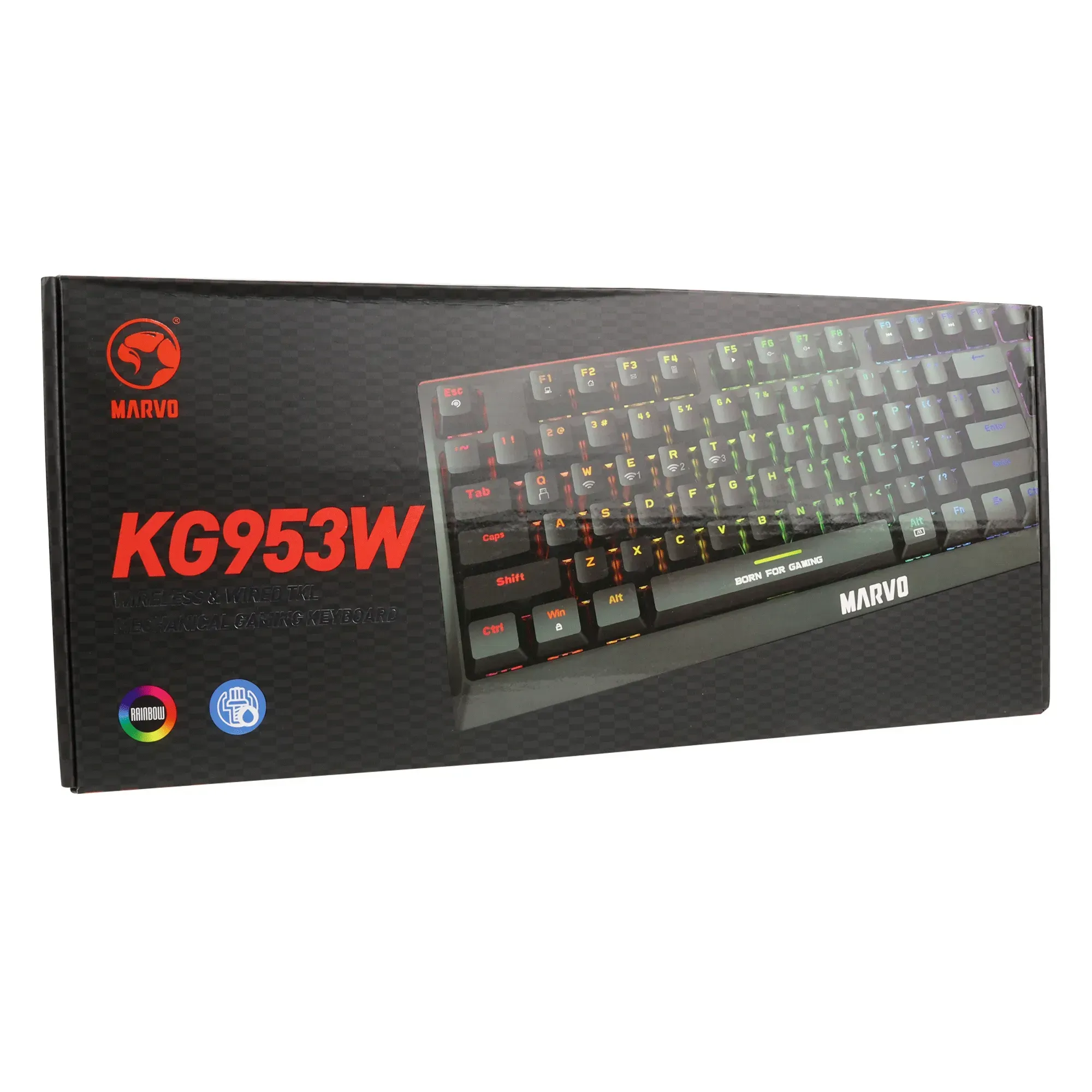 Teclado Mecanico Inalambrico Gamer Kg953w Es-R 3 En 1 Bt+2.4+Cable