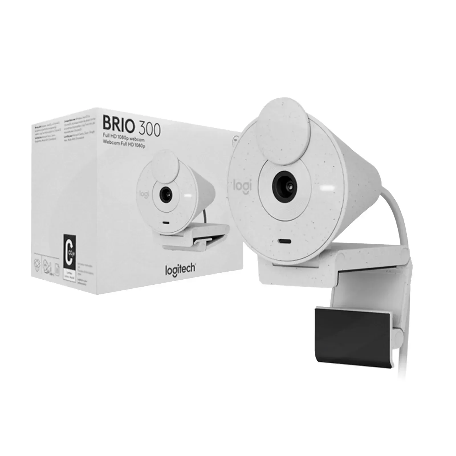 Camara Web Logitech Brio 300 Blanco