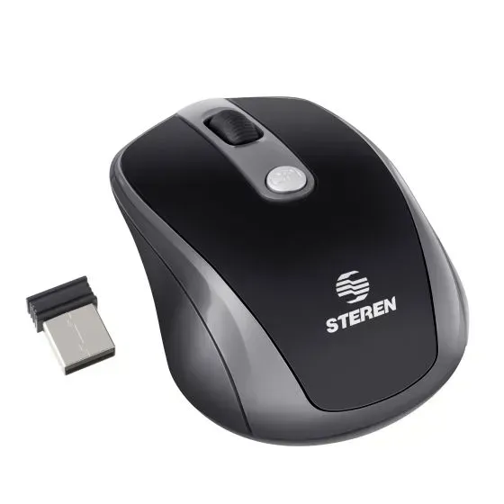 Mouse Optico Inalambrico Steren Con Nano Receptor Com-5700