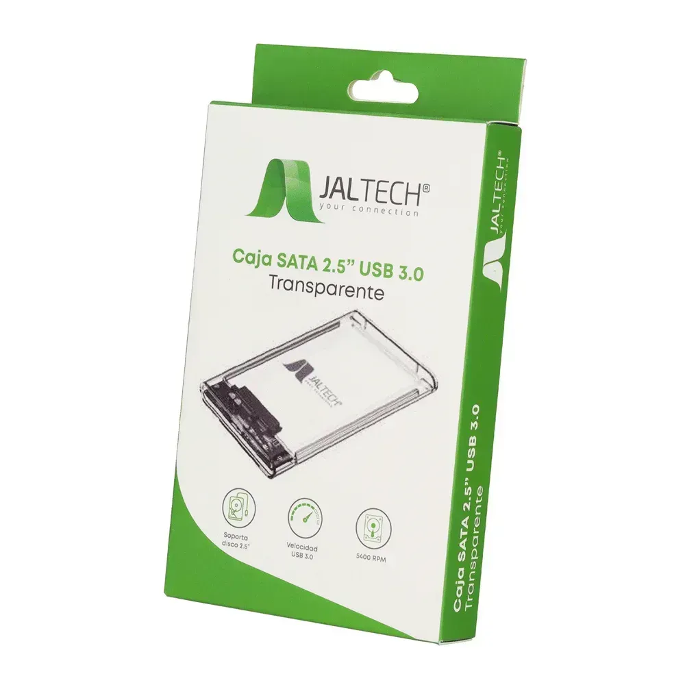 Caja Sata 2.5" Usb 3.0 Transparente L Jalteh