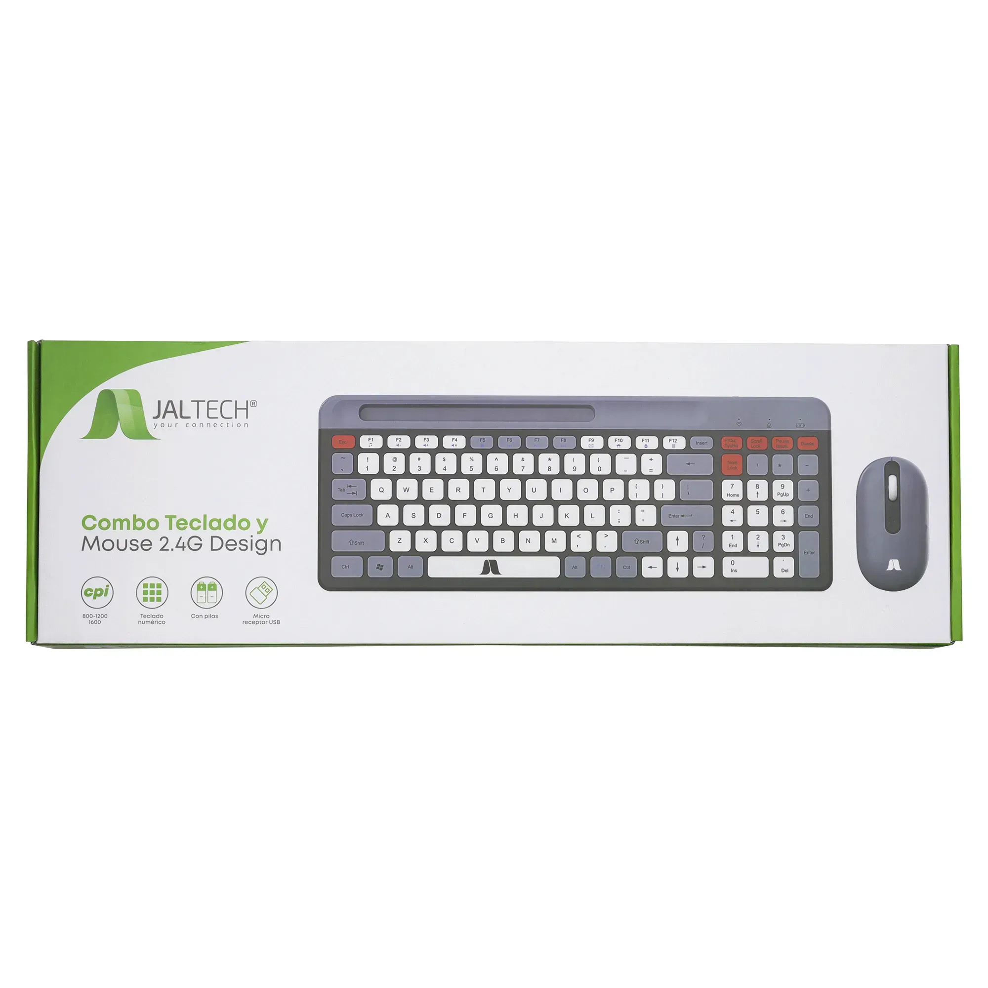 Combo Teclado Y Mouse 2.4g Design Cms Jaltech