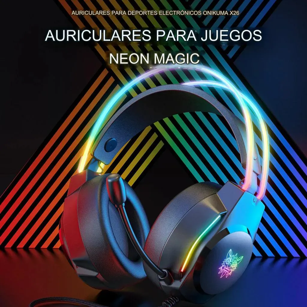 Audífonos Onikuma X26 Rgb Jal-X26