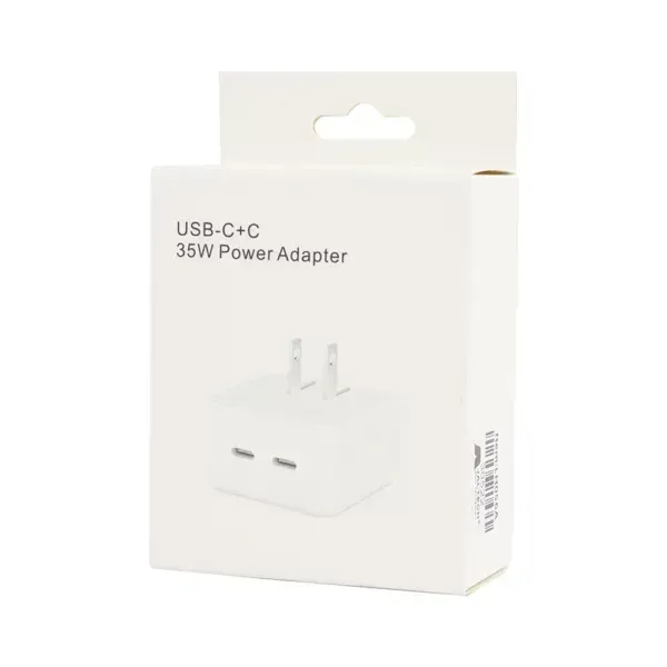 Cargador Usb Tipo C Dual De Pared 35w Pd