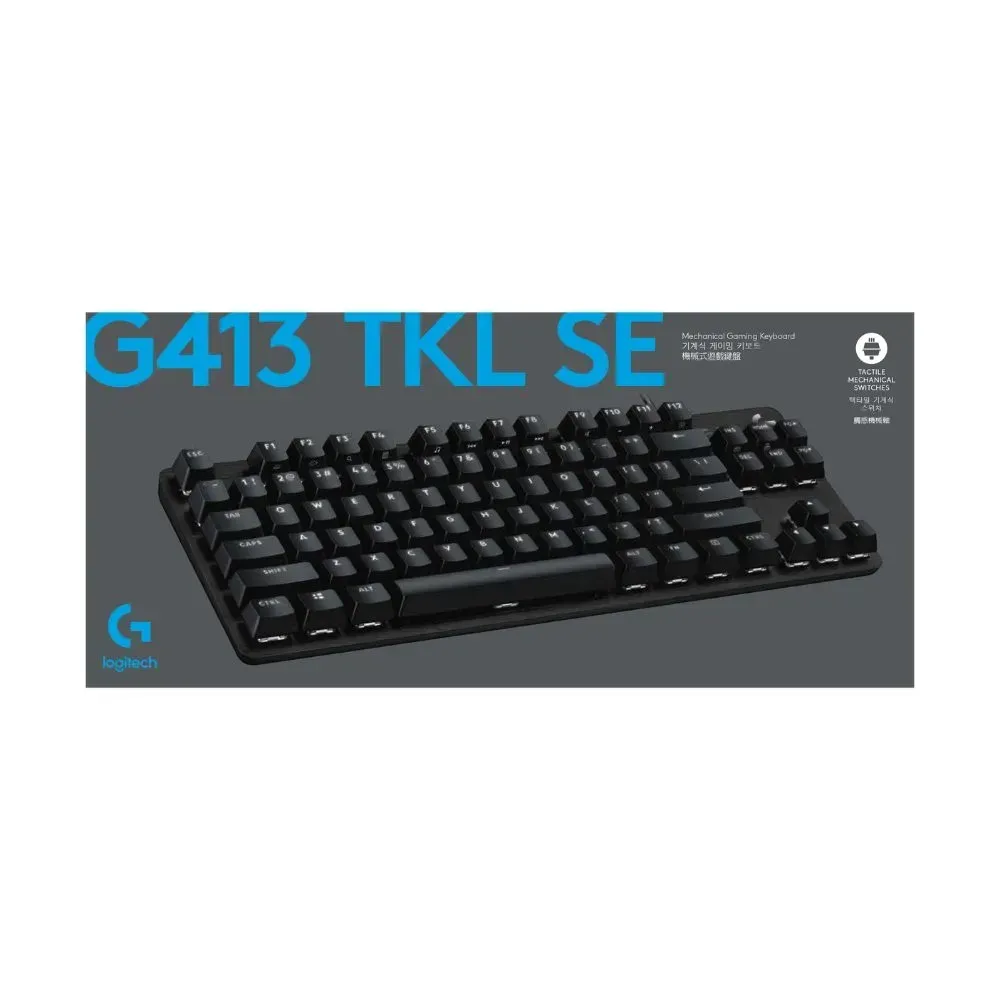 Teclado Gamer Logitech G413 Tkl SE Mecánico USB