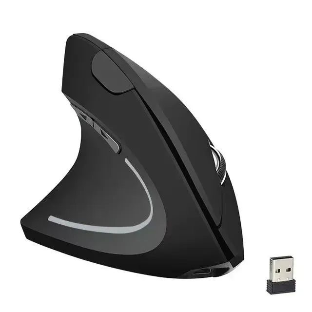 Mouse Vertical Inalámbrico Recargable Zurdos