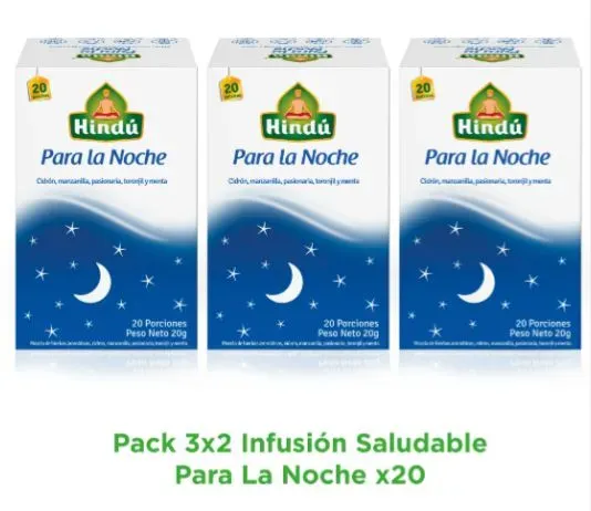 Infusion Saludable Para La Noche Pague 2 Lleve 3