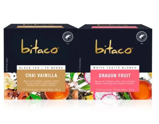 Té Negro Chai Vainilla + Té Blanco Dragon Fruit