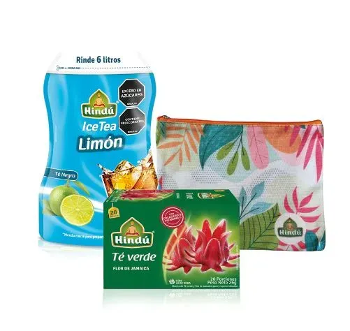 Pack Ice Tea Limon+ Té Verde Flor De Jamaica