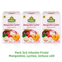 Infusion Mangostino, Lychee, Uchuva Pague 2 Lleve 3