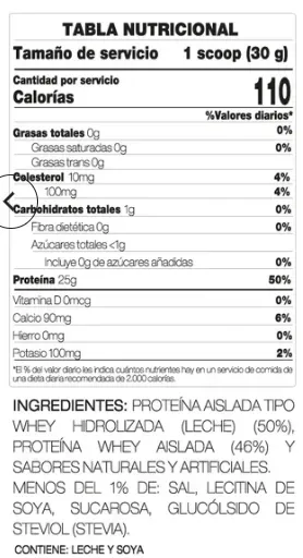 ISO 100 1,3 Libras - Proteína