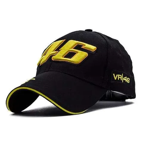 Gorra VR46 Negra Amarilla