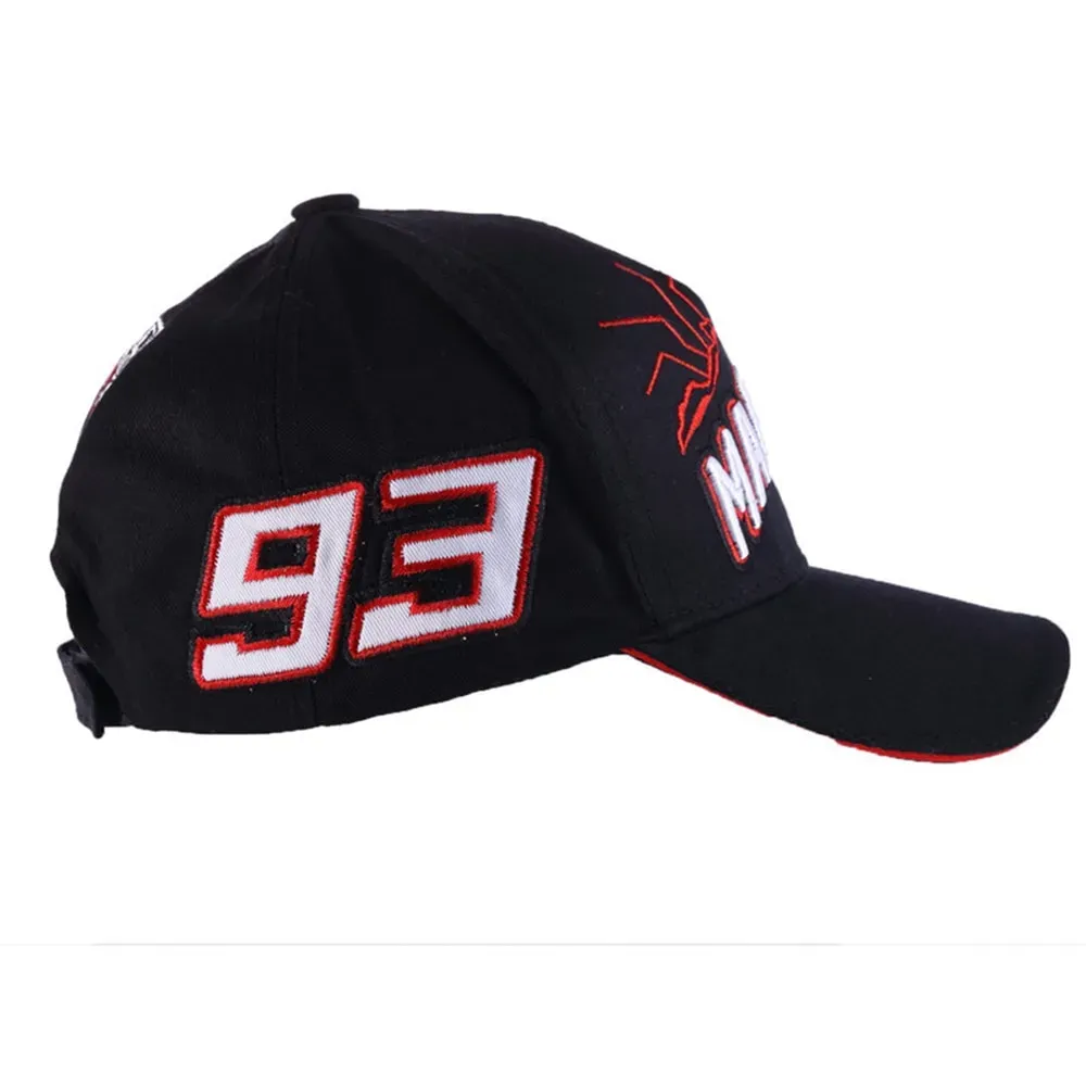 Gorra Marc Marquez 93 negra