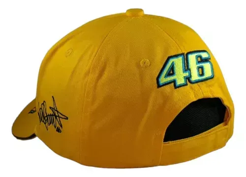 Gorra Yamaha VR46 Valentino Rossi Amarilla Sol y Luna