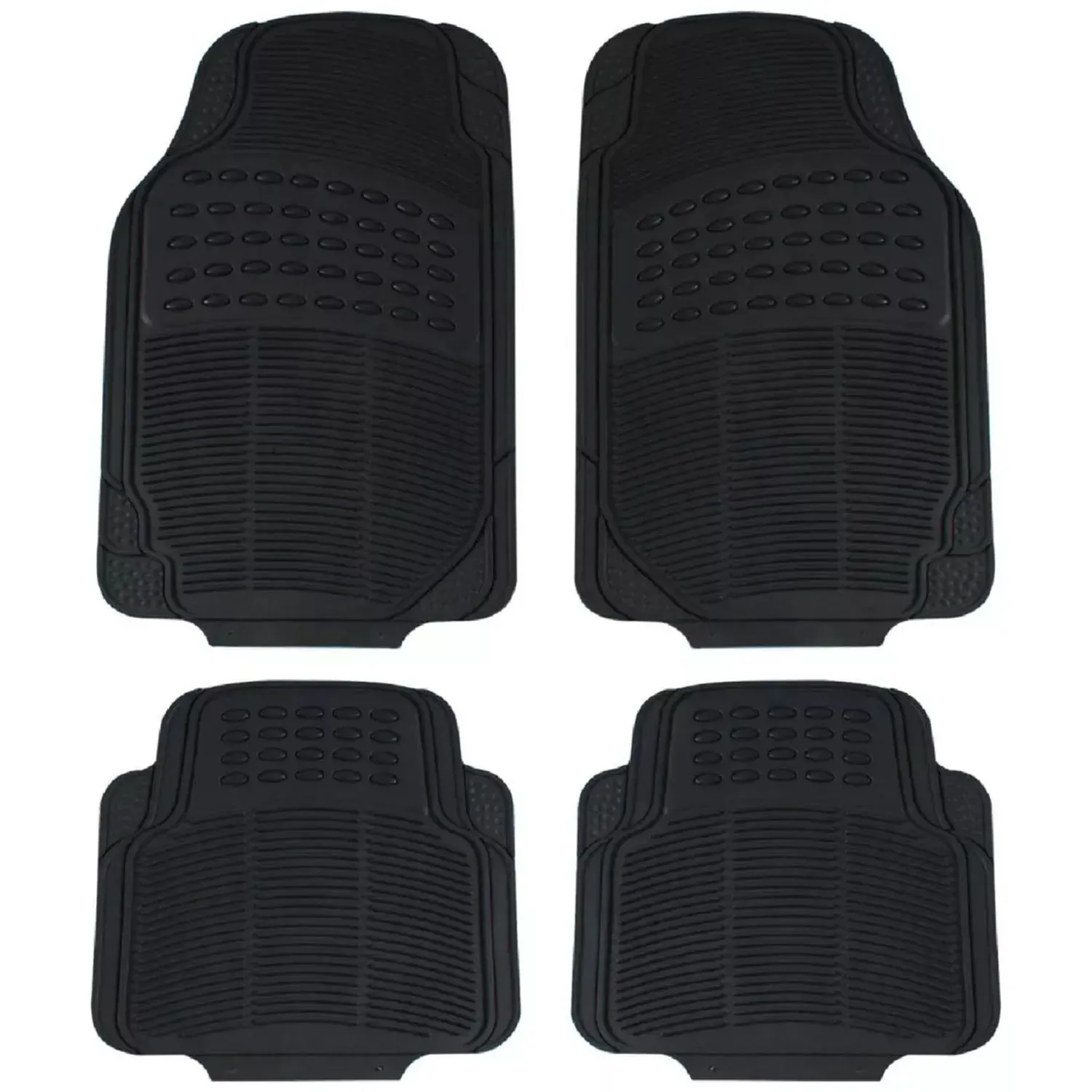 Tapetes Para Carro De 4 Piezas Universal Pvc