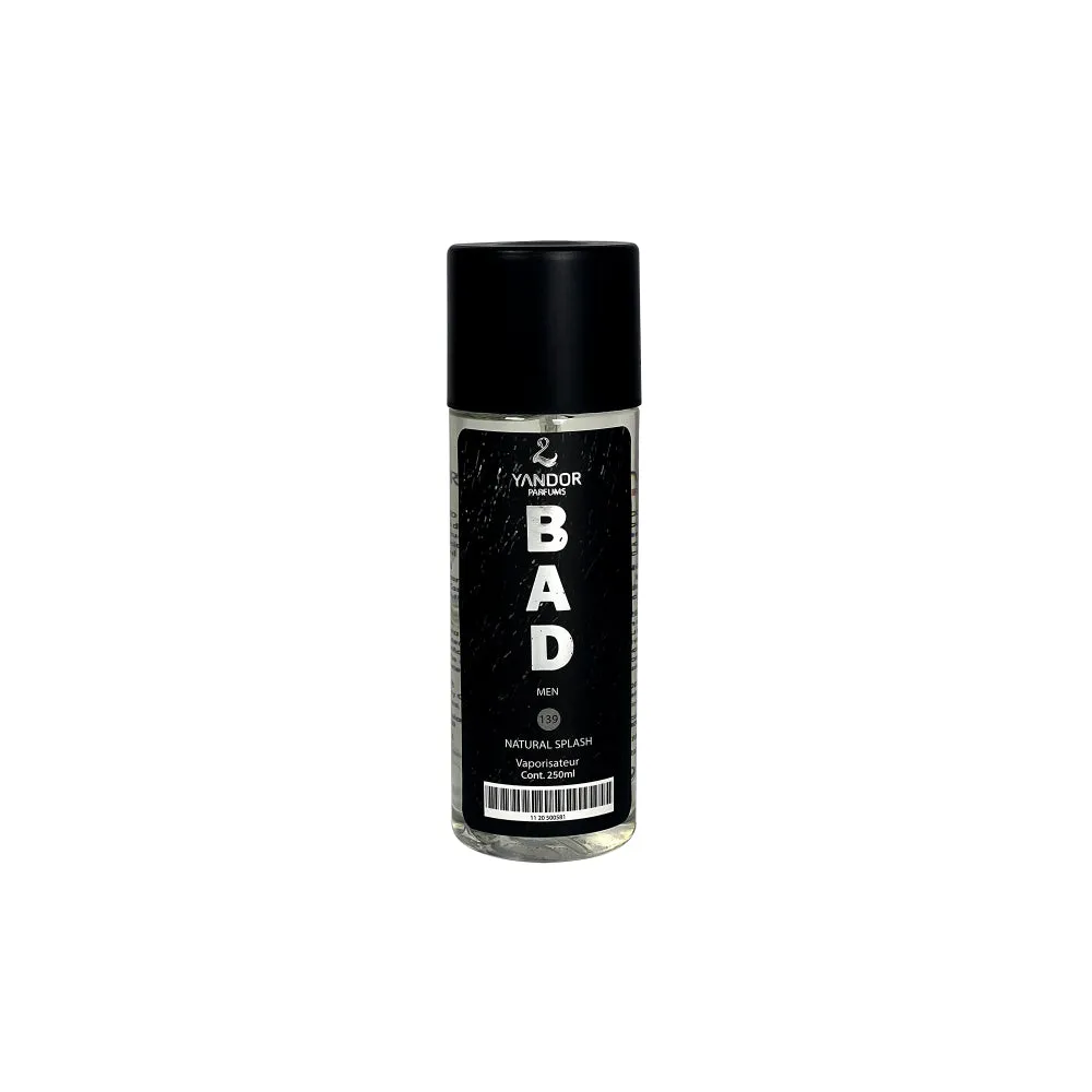 Splash de Perfume Inspirado En Bad De Diesel|Bad (250 ml)