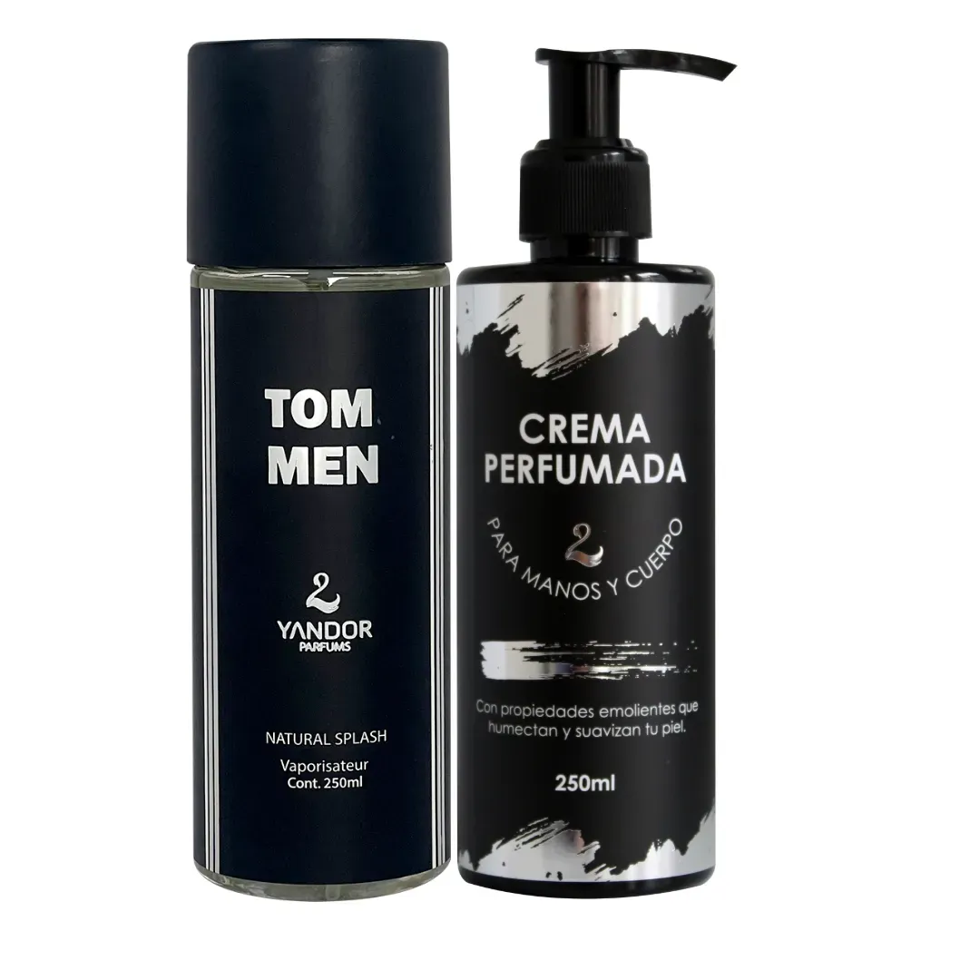 Dúo de Splash + Crema Perfumada Para Hombre Inspirado En Tommy De Tommy Hilfigerl | Tom Men (250 ml)