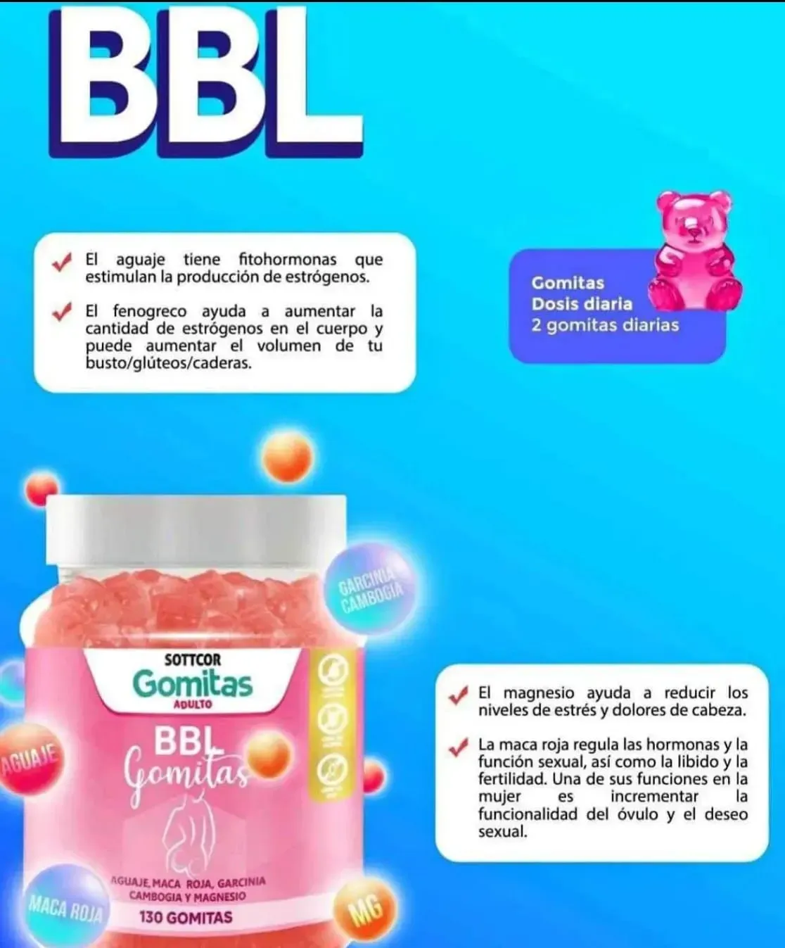 Gomitas Bbbl Aguaje Fenogreco