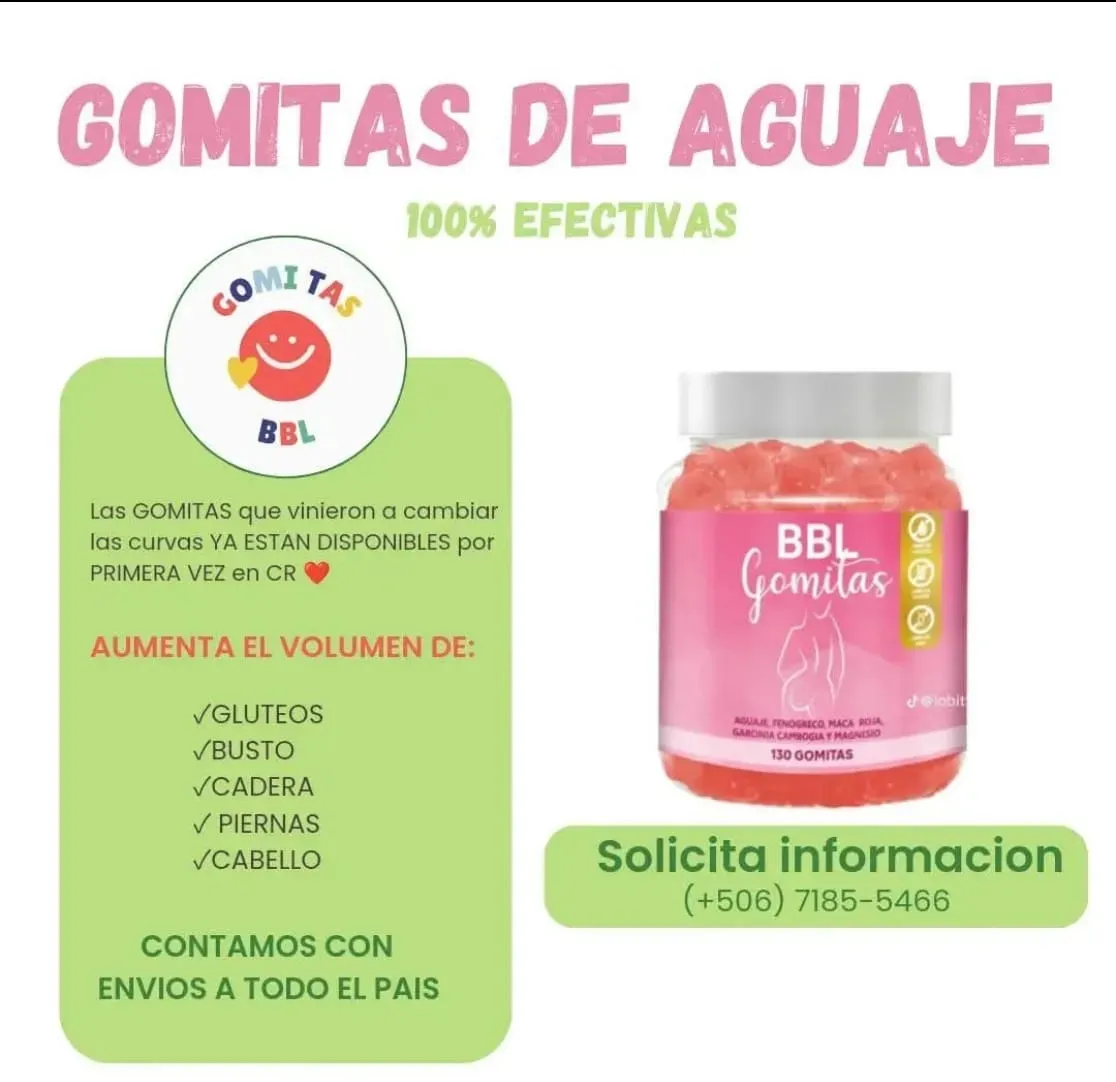 Gomitas Bbbl Aguaje Fenogreco