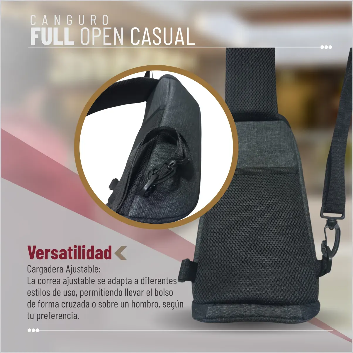 Bolso Full-Open Casual 