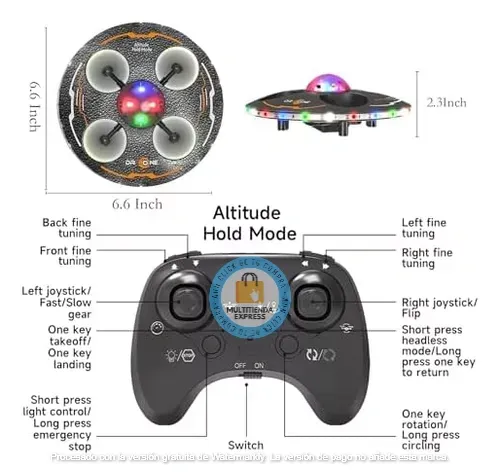 Drone Antichoque (2 Baterias)