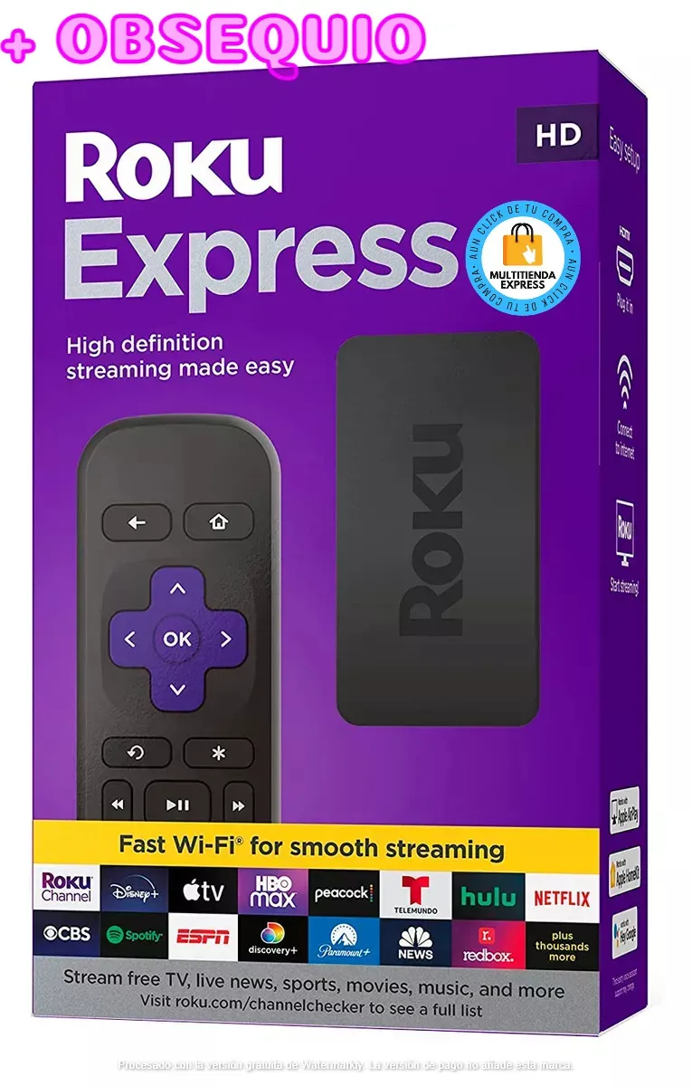 Roku TV Streaming Stick 4K +OBSEQUIO