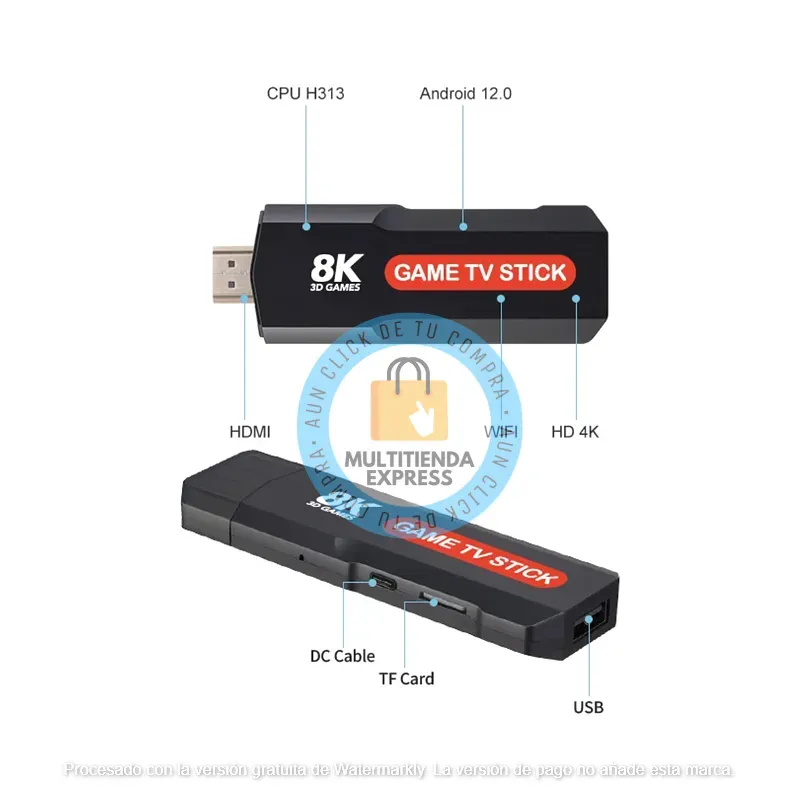 Consola de Juegos Inalambrica + TV Box 