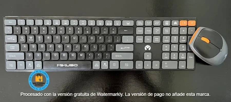 Teclado/Mouse Modo Dual Inalambrico