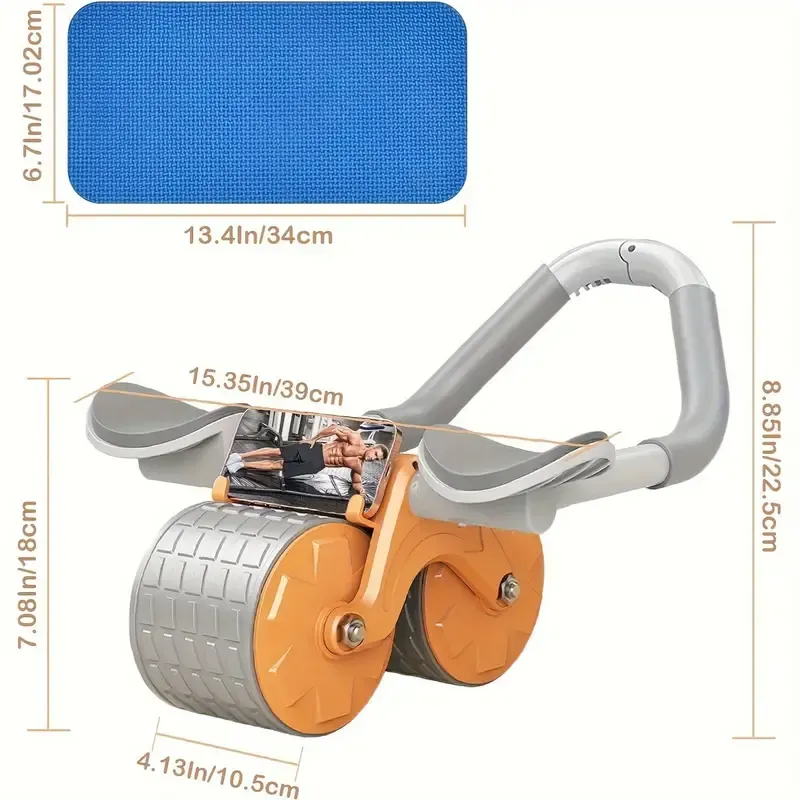 Rodillo Abdominal Con Soporte Para Codo