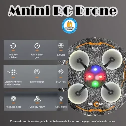 Drone Antichoque (2 Baterias)