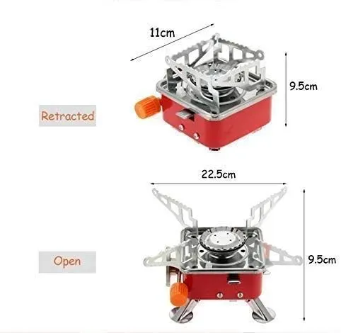 Estufa de Gas Portátil Camping 