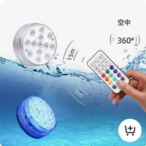 Luz Led RGB Inalambrica Piscina con control