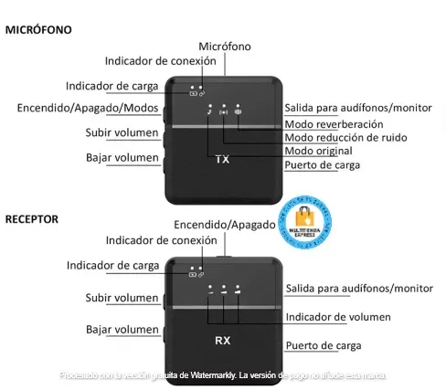 Micrófono Inalámbrico Solapa Sx9 