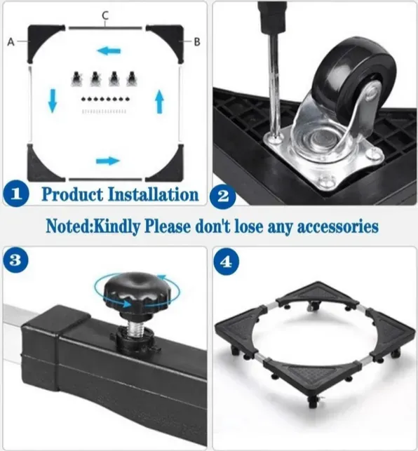 Base Electrodomésticos Ajustable con Ruedas