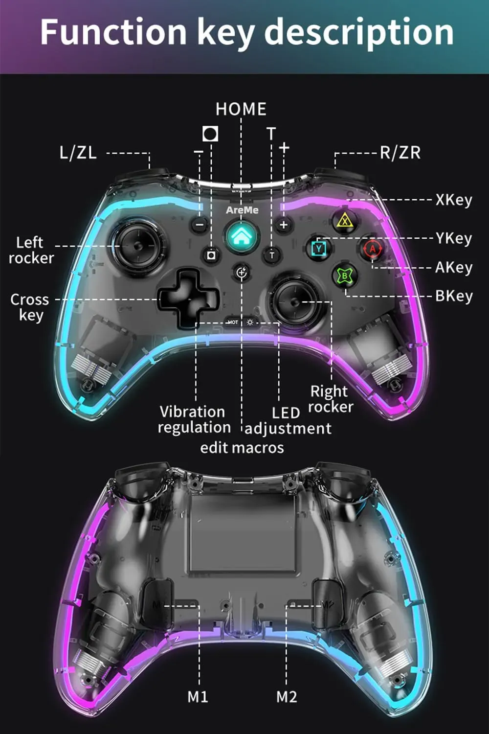 Control Inalambrico Para Celular RGB S03