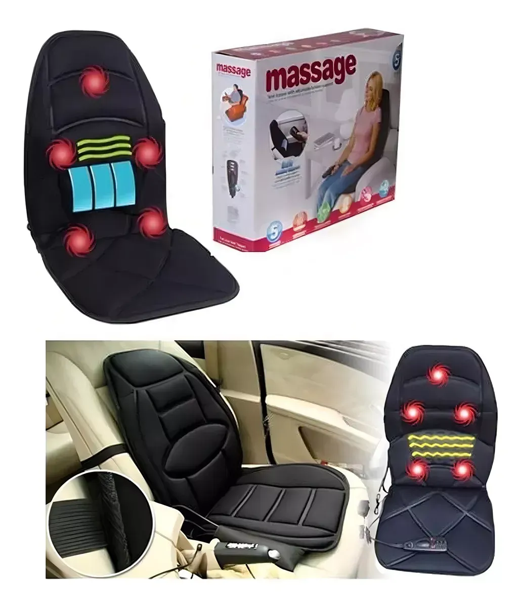 Silla Masajeadora Portatil Para Carro/Casa/Oficina